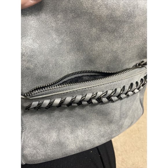 Charming Charlie Gun Metal Gray Small Mini Backpack - Picture 10 of 10